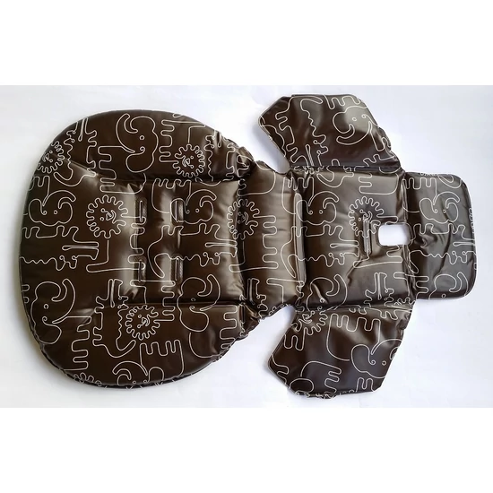 Diner, Dondolino, Duplo etetőszék huzat - Savana Cacao