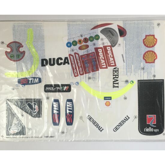 Ducati Desmosedici 6V matrica szett Valentino Rossi 