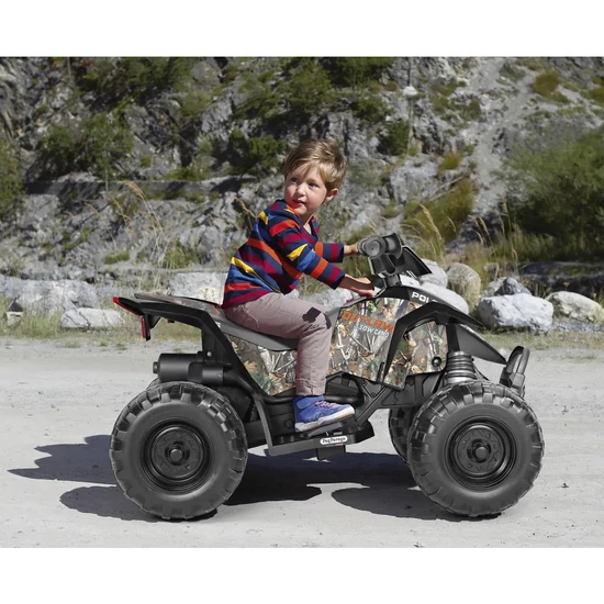 PegPerego Polaris Outlaw 330W Camo 12V elektromos quad gyerekeknek